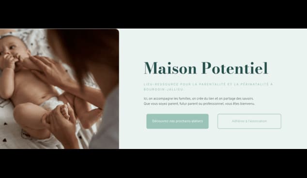 Illustration du site de l'association Maison Potentiel